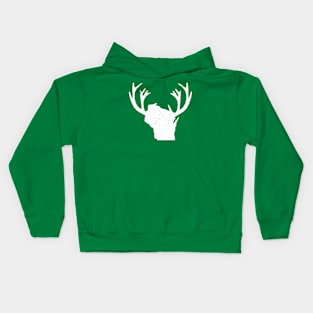 Wisconsin Deer Hunting - Wisconsin Gift Kids Hoodie